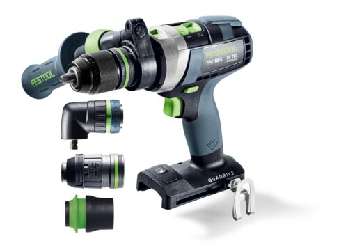 Akku-Schlagbohrschrauber QUADRIVE TPC 18/4 Basic-Set/XL