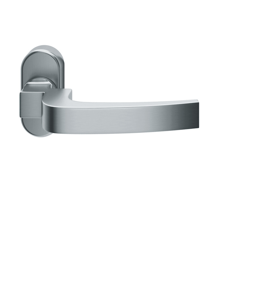 FSB Drücker-Halbgarnitur ohne Schlüsselrosette 06 1163, oval, VK 8 mm, Edelstahl