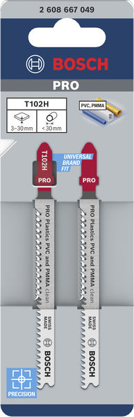 Produktbild Verpackung, Sägeblatt, Bi-Metall, T102H, 3–30 mm, Universeller Einsatz