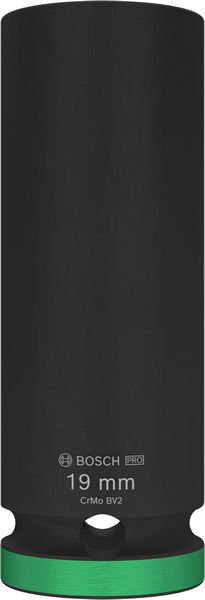 Bosch PRO Impact Socket, 1/2", 19 mm, tief