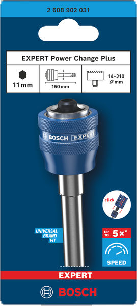 Produktbild Verpackung, Akkuschrauber-Aufsatz, Schlagschrauber-Adapter, 11 mm, Schaftwerkzeug, 13–210 mm?