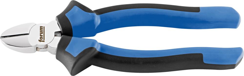 Seitenschneider aus Chrom-Vanadium-Stahl, Kopf verchromt, Griffe mit Mehrkomponenten-Kunststoffhüllen