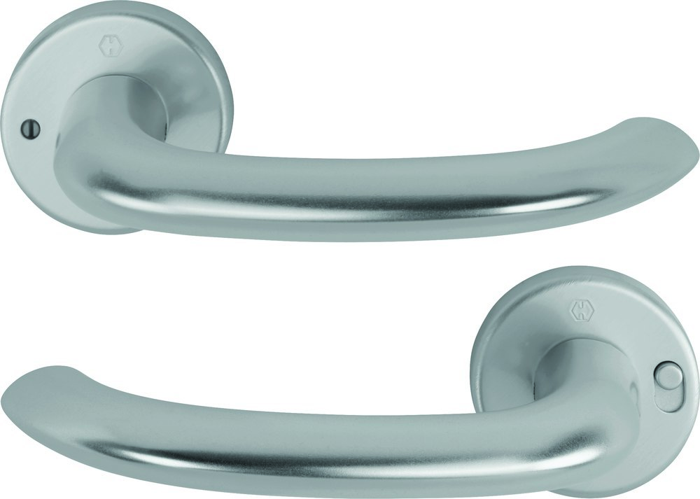 Türgriff, Türgriffset, Schnellverschluss, Metallic, Rundkopf