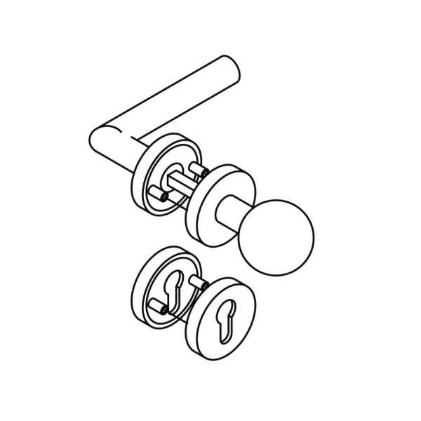 Drückergarnitur HEWI 162 (R-Technik)