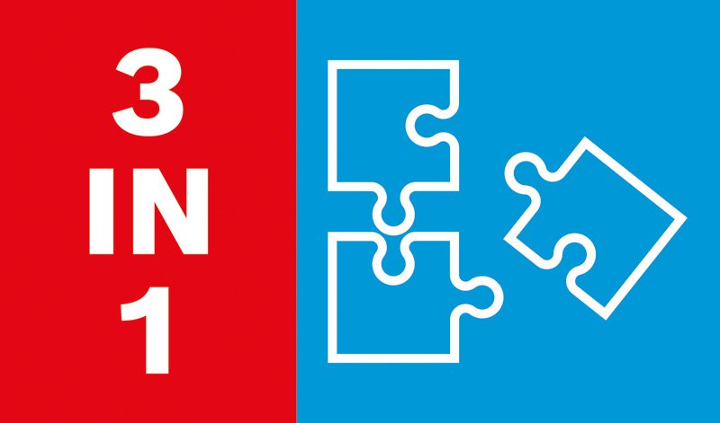Anspruch-Symbol, puzzle, puzzle pieces, jigsaw, interlocking, blue background