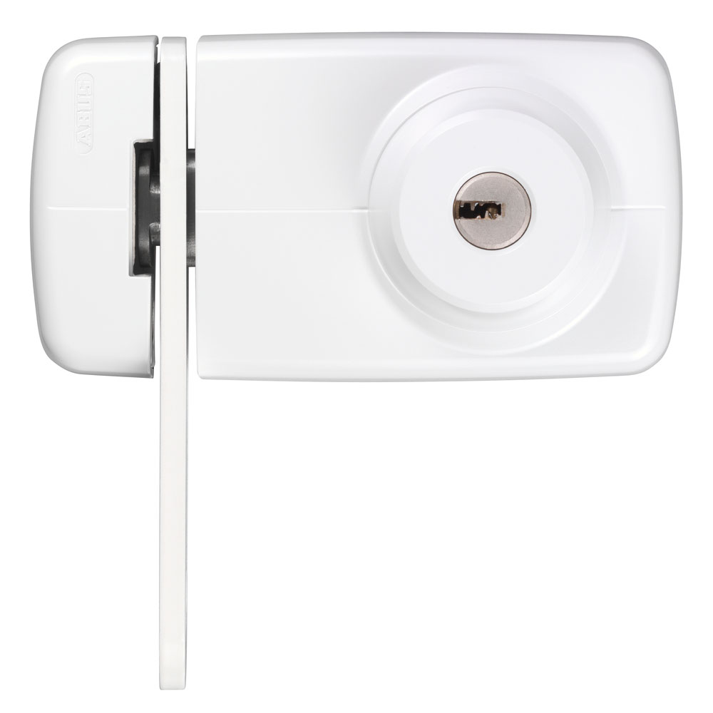 ABUS Tür-Zusatzschloss  7035 (Metall) mit Sperrbügel ABUS Tür-Zusatzschloss  7035 (Metall) mit Sperrbügel