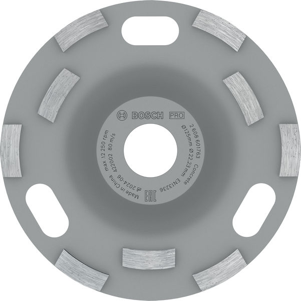 Bosch PRO Concrete Schleifkopf, 50 x 125 mm, 22,23 mm