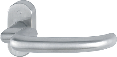 HOPPE Drücker-Halbgarnitur ohne Schlüsselrosette San Francisco E1301GF2/55, ohne Stütznocken, Edelstahl