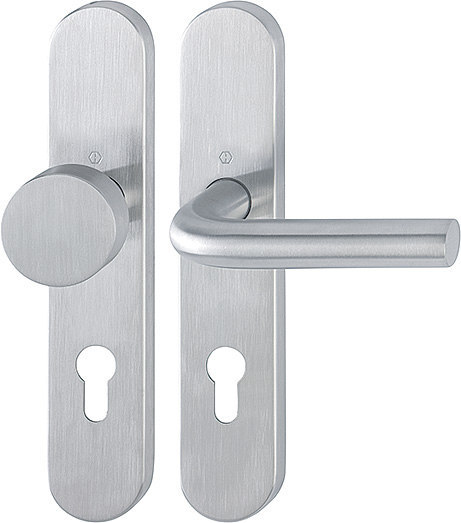 HOPPE FH Wechselgarnitur Bonn mit Langschild FS-E58/353H/150, Edelstahl