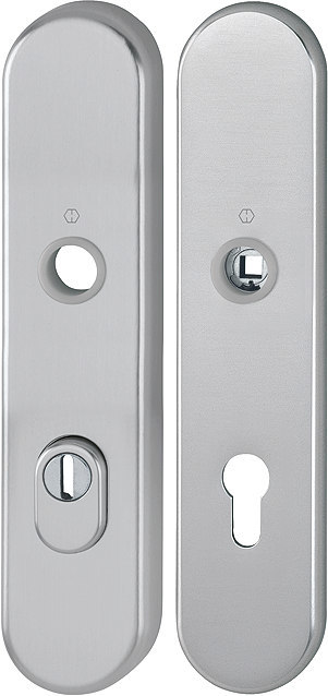 HOPPE Schutz-Langschildpaar 3332ZA/3310, ZT, Aluminium