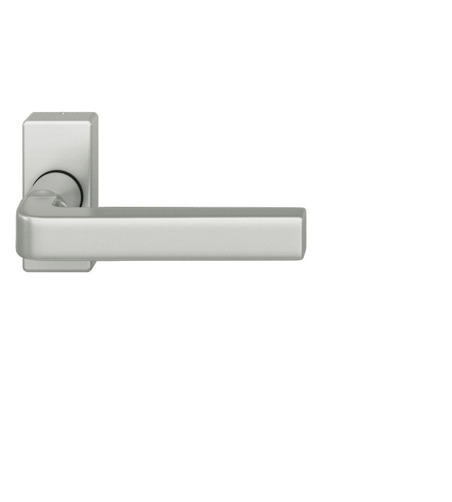 FSB Drücker-Halbgarnitur ohne Schlüsselrosette 09 1004, eckig, VK 8 mm, Aluminium