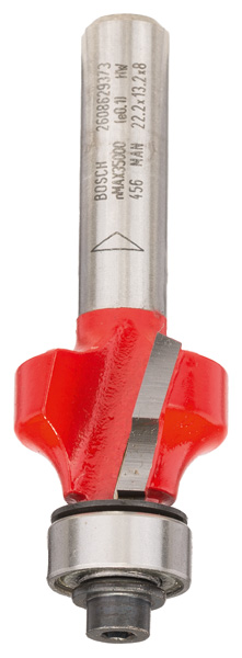 Bosch Abrundfräser Expert for Wood, 8 mm, D 22,2 mm, R1 4,75 mm, L 13,2 mm, G 55 mm