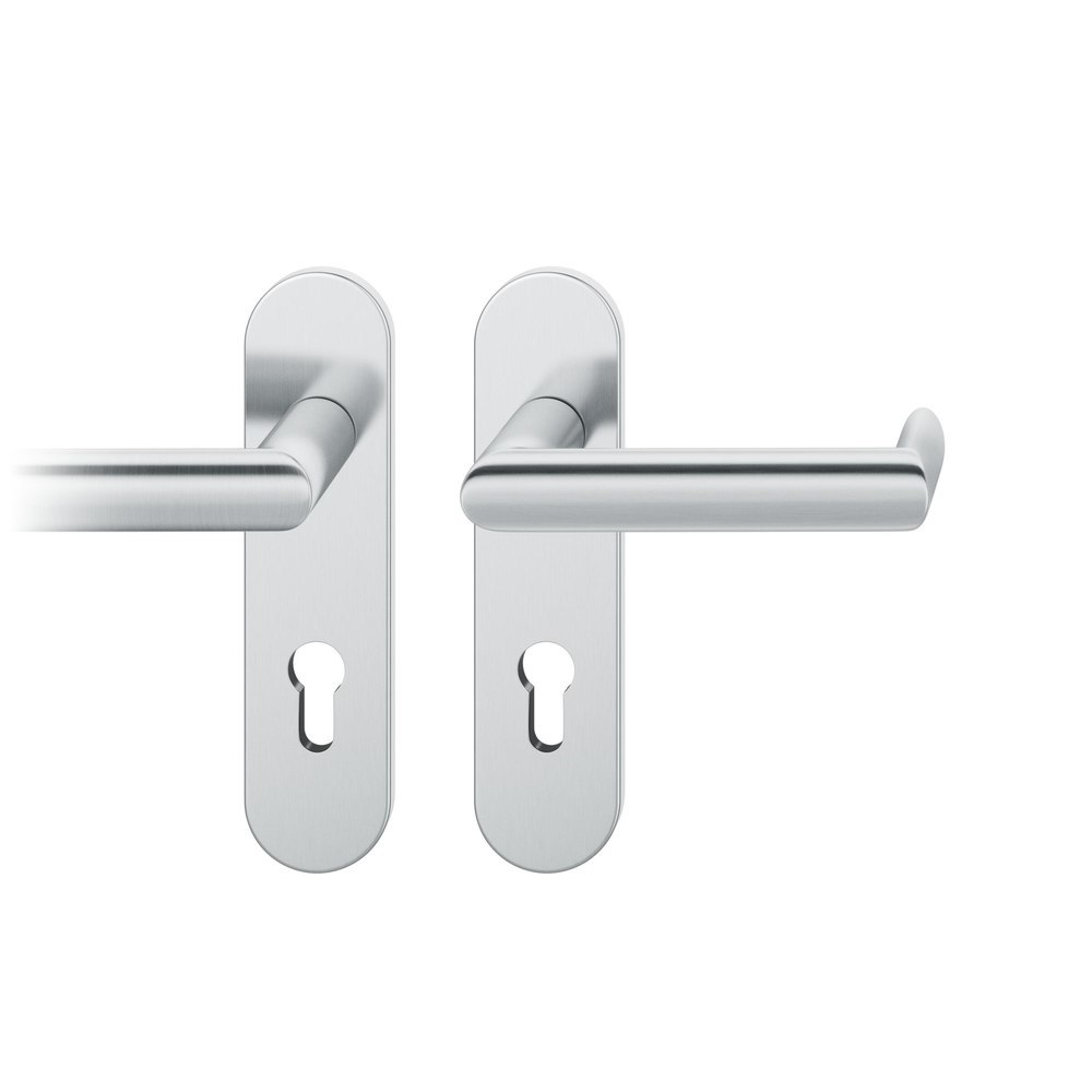 FSB FH Drückergarnitur mit Kurzschild 79 1178, AGL 3, Edelstahl