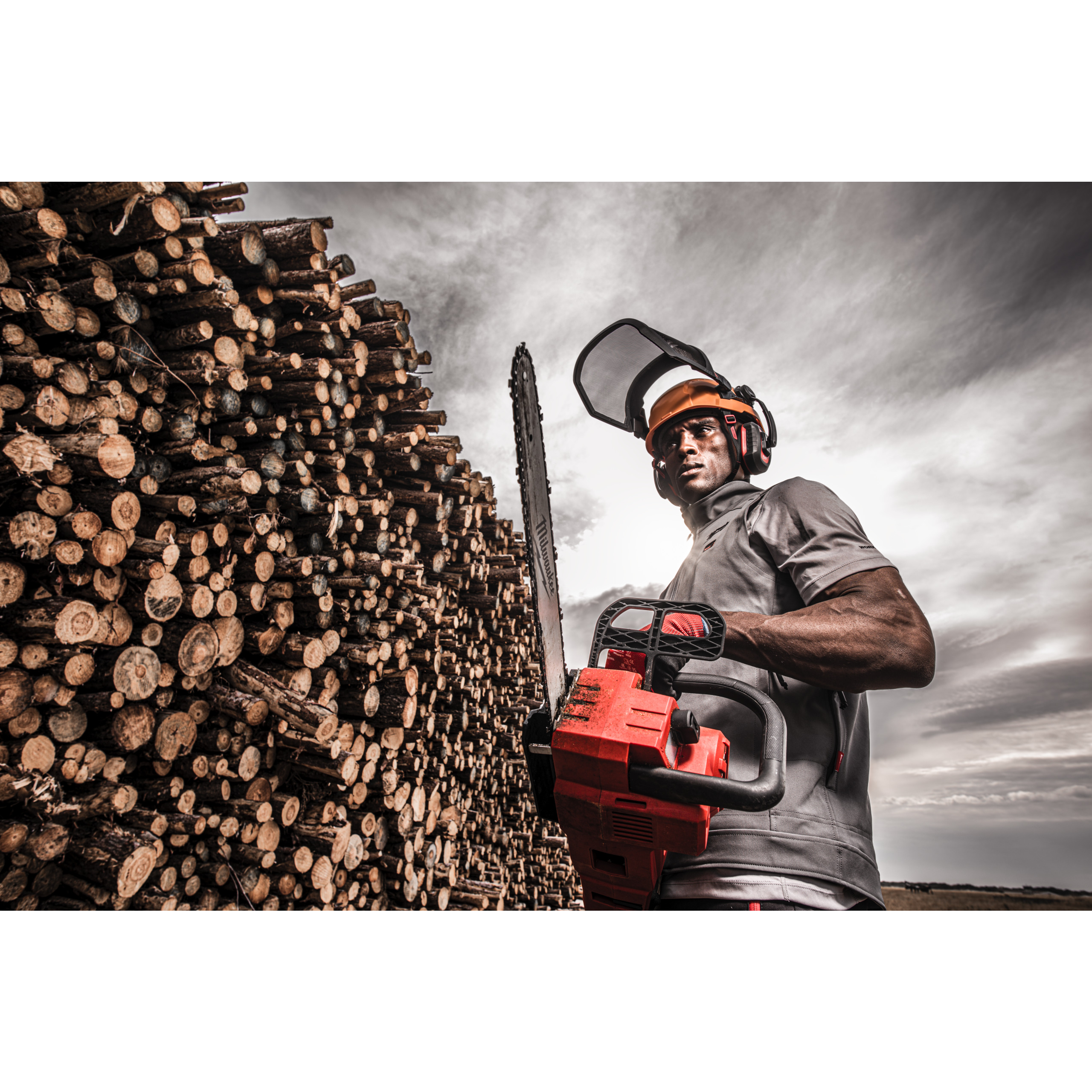 Milwaukee Industriekletterhelm orange, unbelüftet BOLT 200