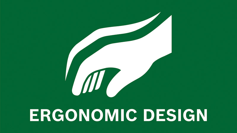 Symbol, ergonomisch, hand, design, logo, grün