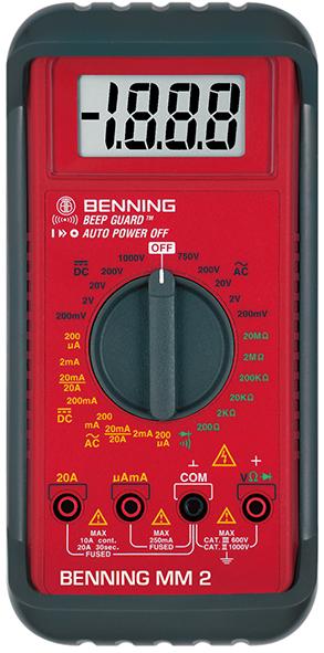 Digital-Multimeter Benning MM 2