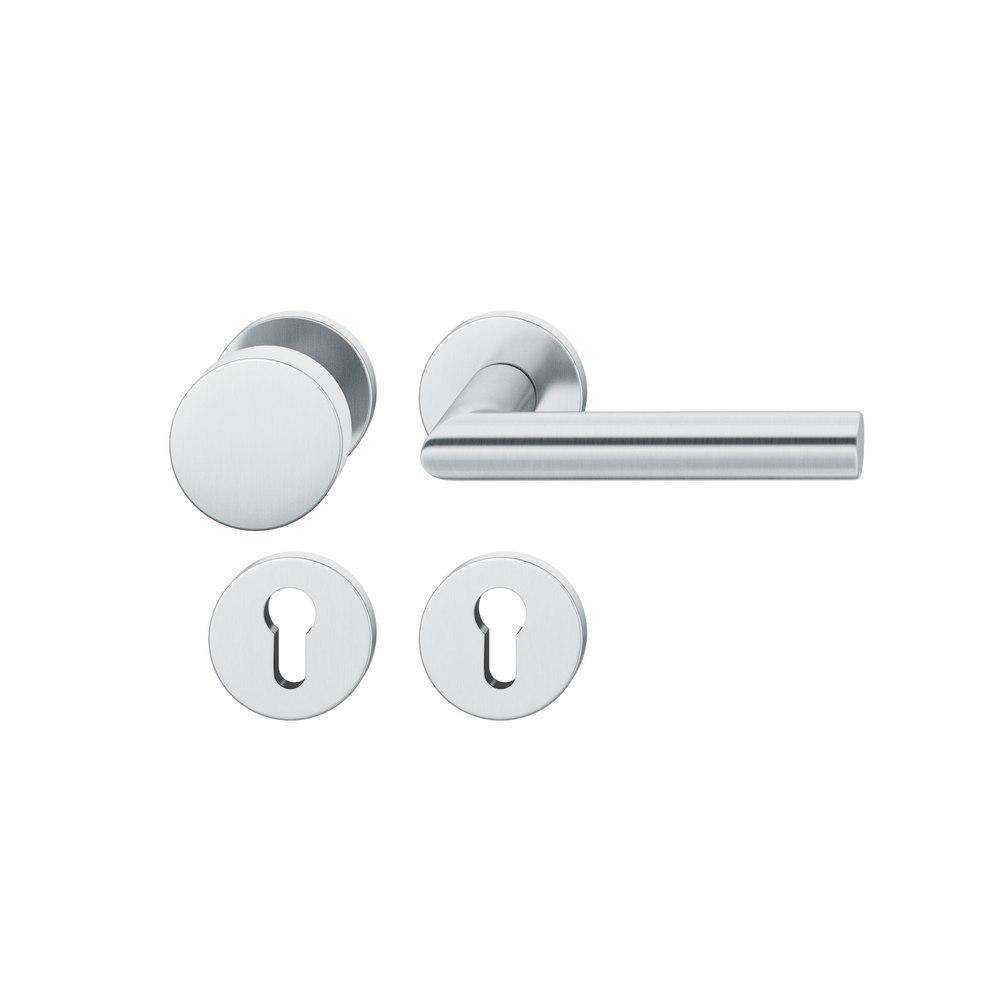 FSB FH Wechselgarnitur mit Rosetten 76 1076, AGL3, rund, VK 8,5 mm, Edelstahl