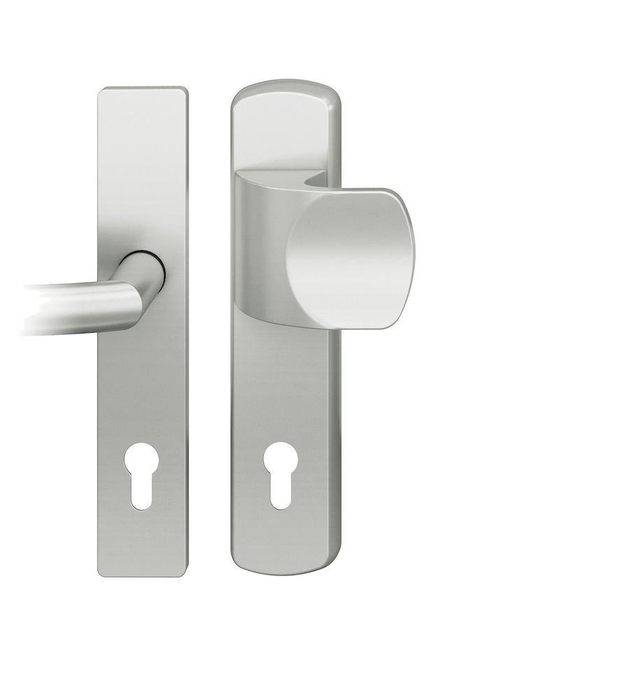 FSB Schutz-Wechselgarnitur mit Langschild 73 7385, Design, VK 8 mm, SK2, Aluminium