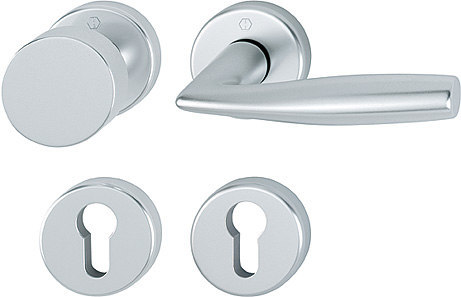 HOPPE Wechselgarnitur Vitória mit Rosetten 58/42KV/42KVS/1515, Aluminium