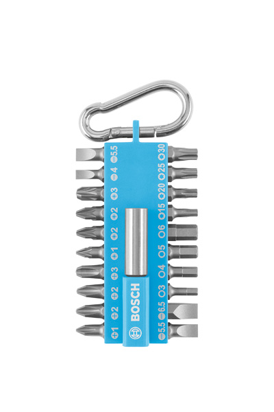 Bosch 21-teiliges Schrauberbit-Set mit Snap-hook