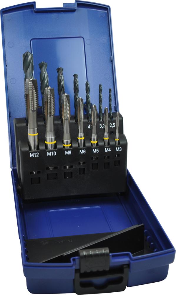 FORUM Metall-Gewindebohrer  D371B HSSE Set+KLM3-M12 6H DL