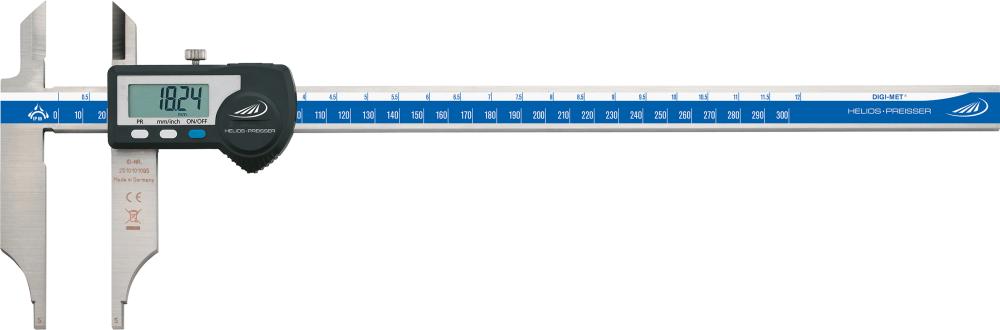 DIGI-MET Werkstattmessschieber IP65 mit Spitzen