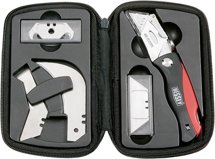 BESSEY Klingen-Klappmesser-Satz  in Nylonmappe