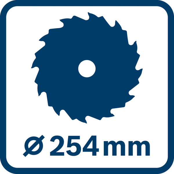 Symbol, runder Sägeblatt, Durchmesser 254mm, Metallscheibe, Schleifscheibe, Drehwerkzeug