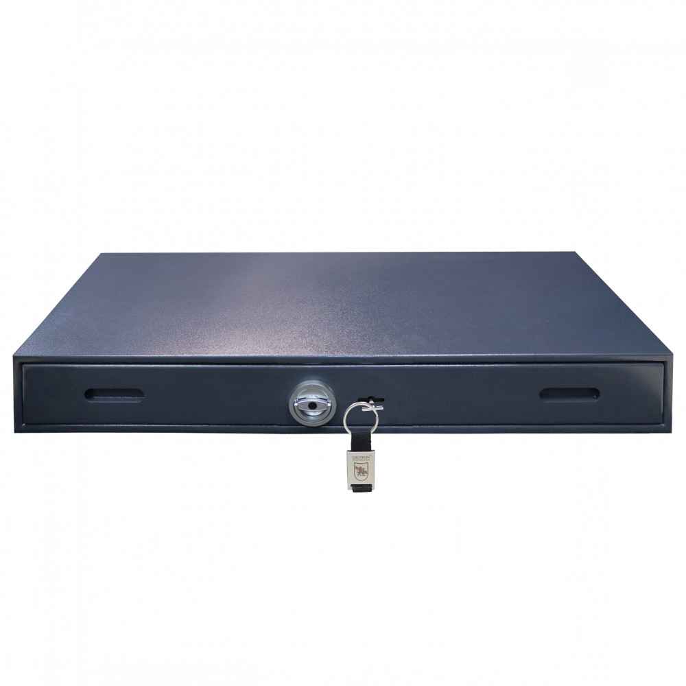 Safe, Geldschublade, Schloss, Metall, Blau