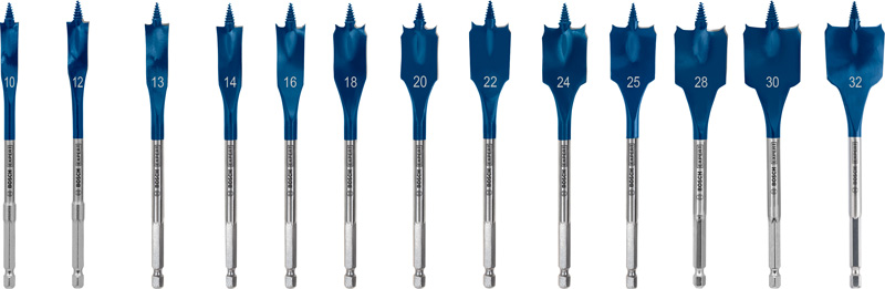 Bosch 13-tlg., Expert SelfCut Speed Flachfräsbohrer-Set