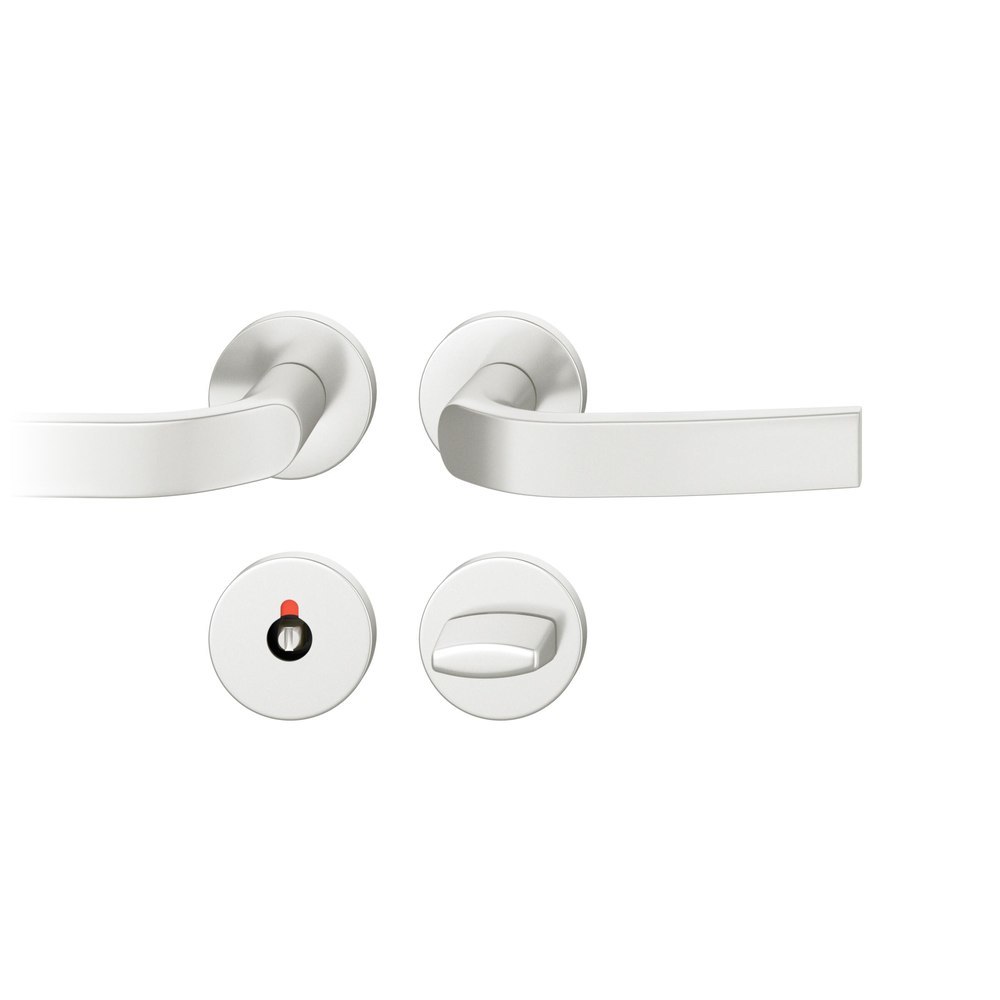 FSB Drückergarnitur mit Rosetten 72 1271, rund, mit Nocken, VK 8, AGL3, Aluminium