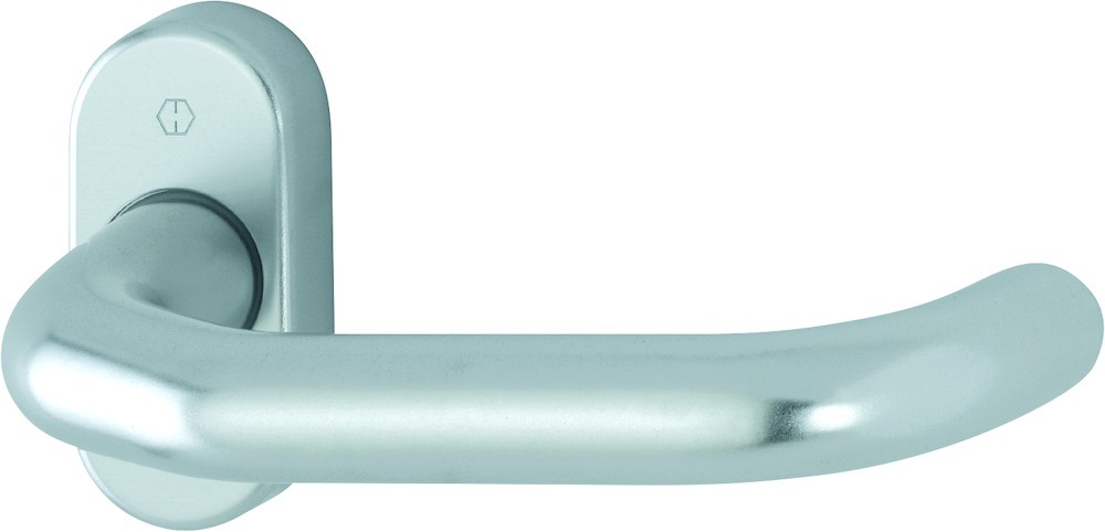 HOPPE FH-Drücker-Halbgarnitur ohne Schlüsselrosette Paris FS-138GF/55, Aluminium