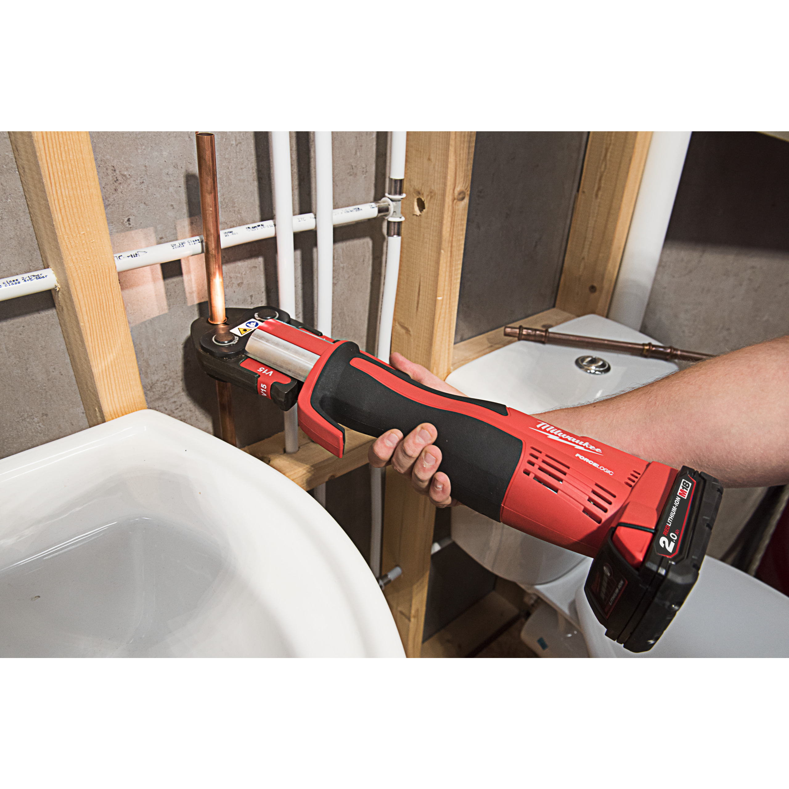 Milwaukee Akku-Presswerkzeug M18 Bürstenloses (Sanitär) M18BLHPT-0C