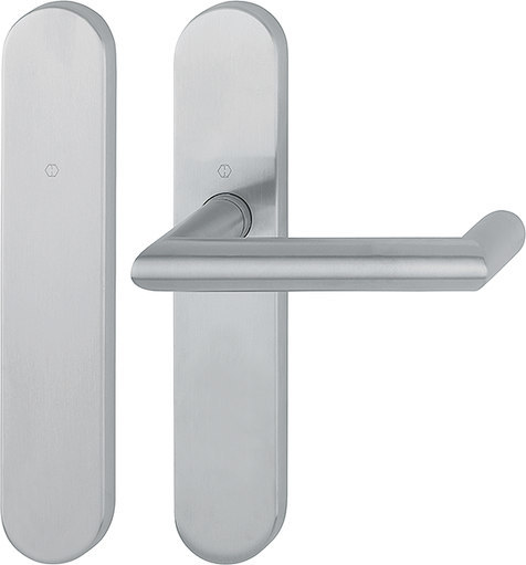 HOPPE FH Standflügelgarnitur Rotterdam mit Langschild FS-E1401/353H, Edelstahl