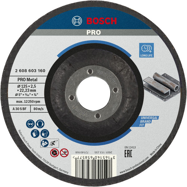 Bosch PRO Metal Trennscheibe, 125 x 2,5 x 22,23 mm