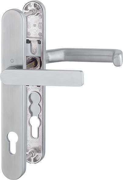 HOPPE Drückergarnitur Liverpool mit Schmalschild E099KH/3357N/1313G, Edelstahl