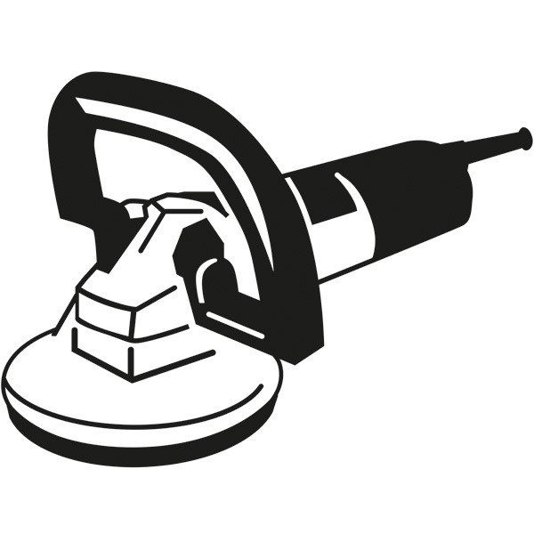 Maschinensymbole, Stichsäge, Schleifer, Elektro-Werkzeug, Sägeblatt, Werkzeug