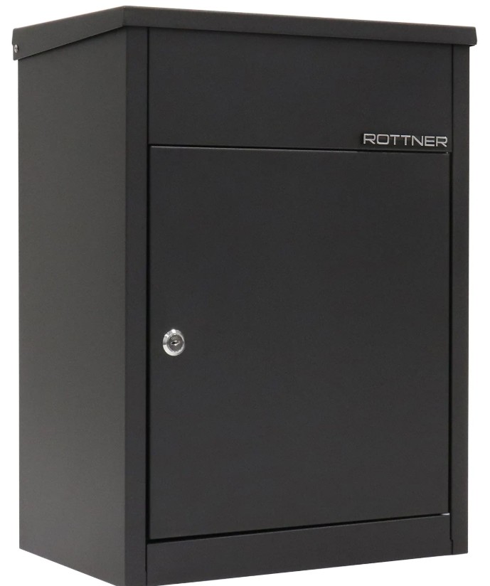 Rottner Paketbriefkasten Parcel Keeper 500 schwarz