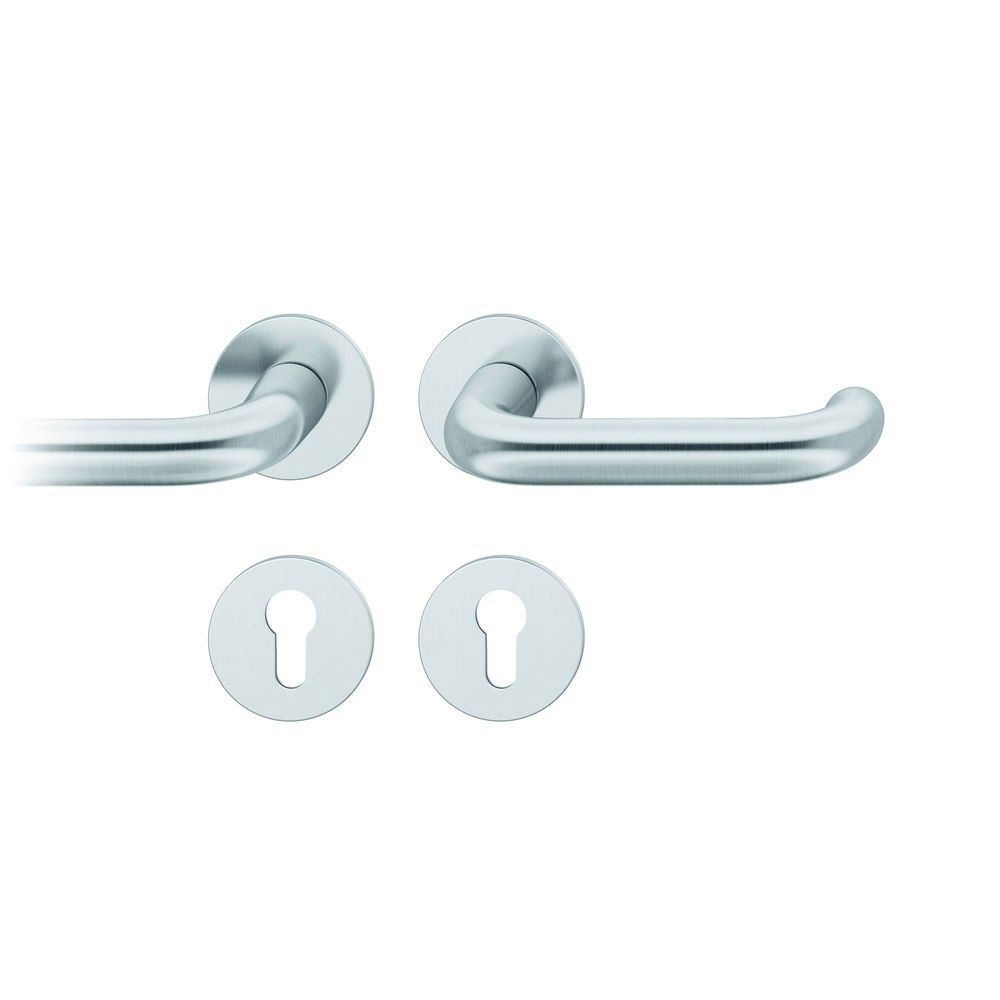 Türgriff, Türdrücker, Schnappverschluss, Rundrohrgriff, Edelstahl