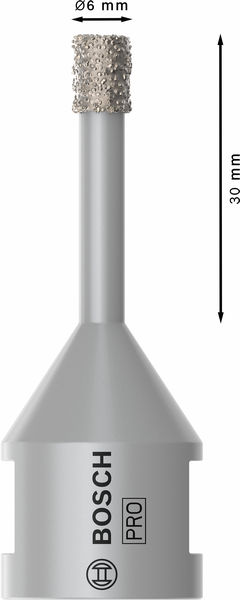 Bosch PRO Core Cutter dry, 6 x 30 mm