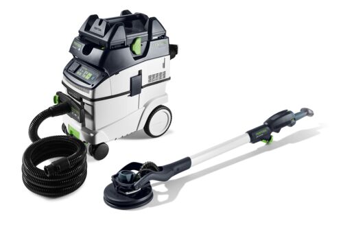 Langhalsschleifer- und Sauger-Set PLANEX LHS 2-M 225 EQ/CTL 36-Set, Gerät, Elektrisches Gerät, Rauchrohr, Staubsauger
