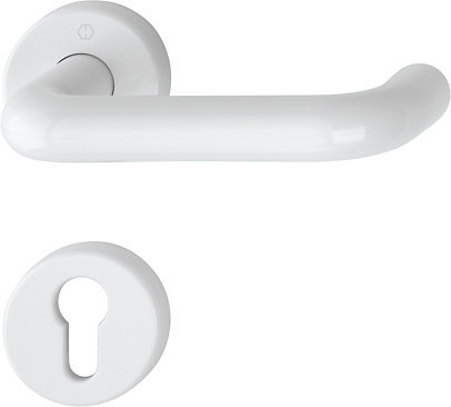 HOPPE Drückergarnitur K138/15/15S,Ros.,rd.,PZ,8,verkehrsw.,TS 40-44