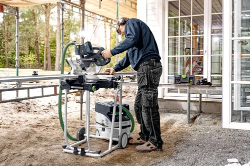 Anwendungsbild Akku-Absaugmobil CLEANTEC CTMC MIDI I-Plus