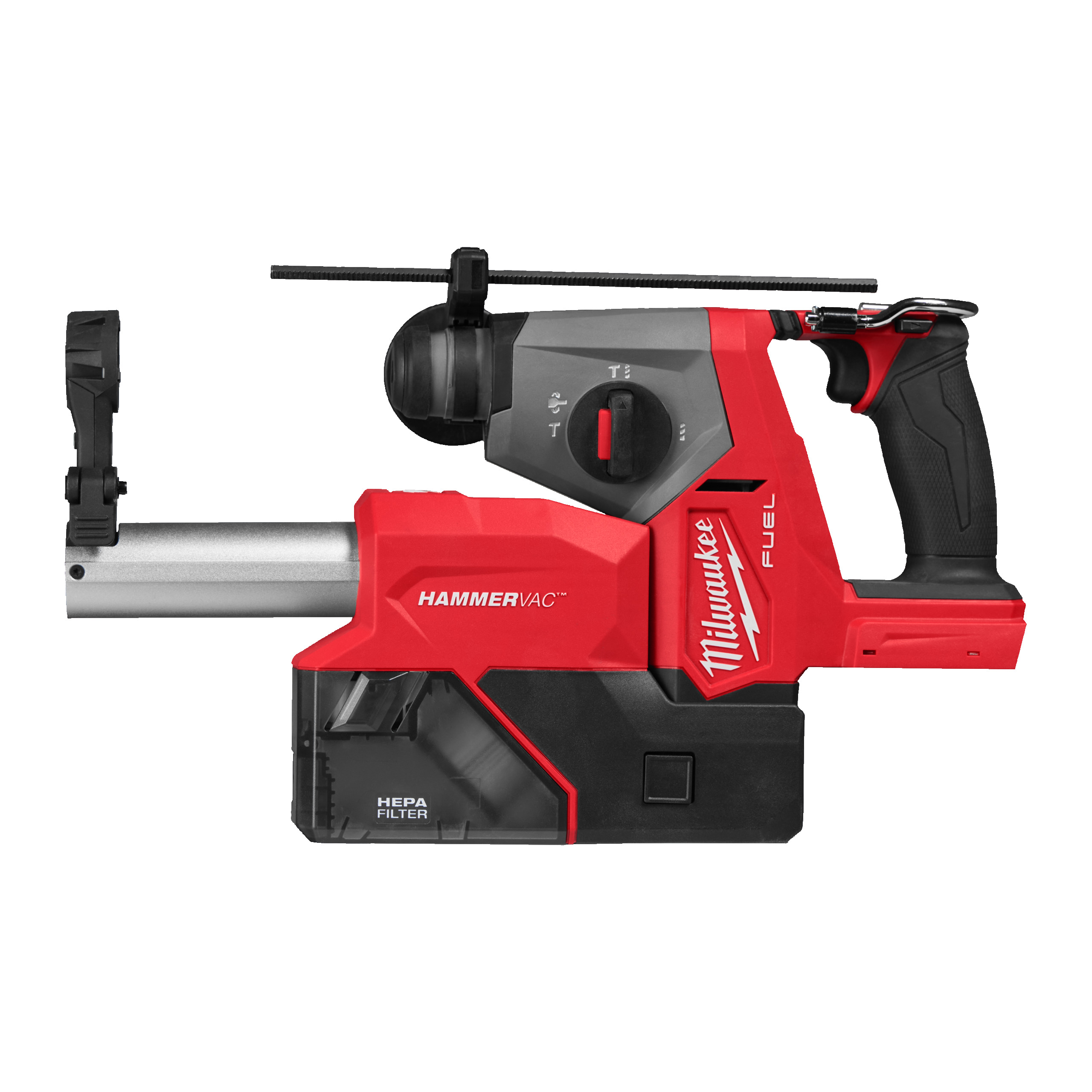 Milwaukee Akku-Kombihammer M18 FUEL SDS-PLUS M18FHACDDE-0C mit Staubabsaugung