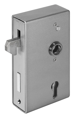 AMF Schiebetor-Schlosskasten  140S-40ZW, blank