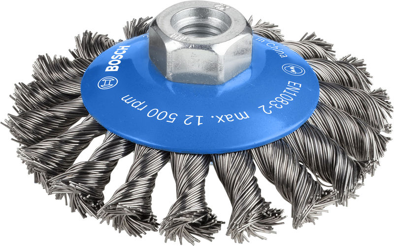 Bosch PRO Metal heavy Kegelbürste, 100 x 0,5 mm, Gewinde