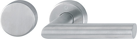 HOPPE FH Standflügelgarnitur Amsterdam mit Rosetten FS-E1400/42H, Edelstahl