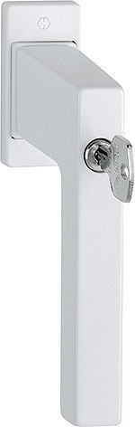 HOPPE Fenstergriff Austin 0769S/USV919 100NM, abschließbar, eckig