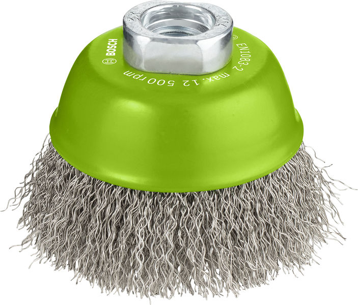 Bosch PRO Stainless Steel clean Topfbürste, 75 x 0,3 mm, Gewinde