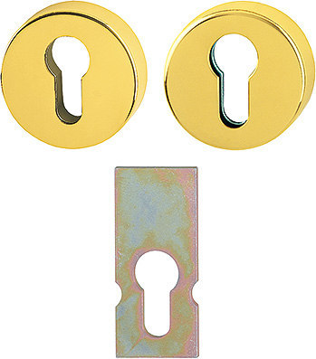 HOPPE Schutz-Schlüsselrosette E42NSA/42HS, Messing